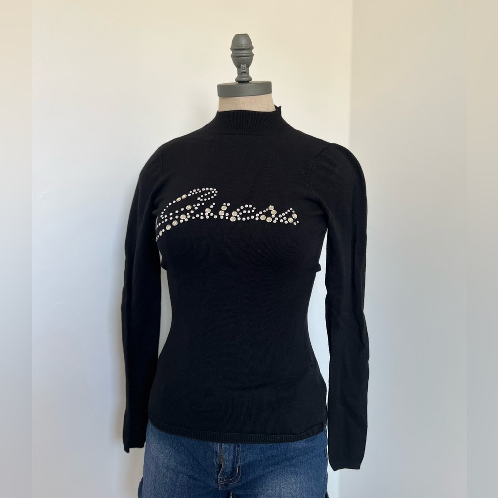 GUESS open back long sleeve top